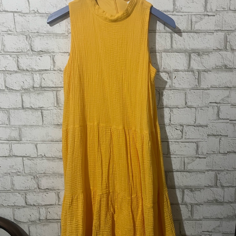 Nine West Yellow Sleeveless Dress